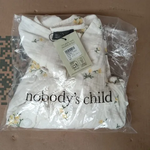 BAGGED NOBODY'S CHILD BROOKE TOP IN WHITE SIZE UK 8