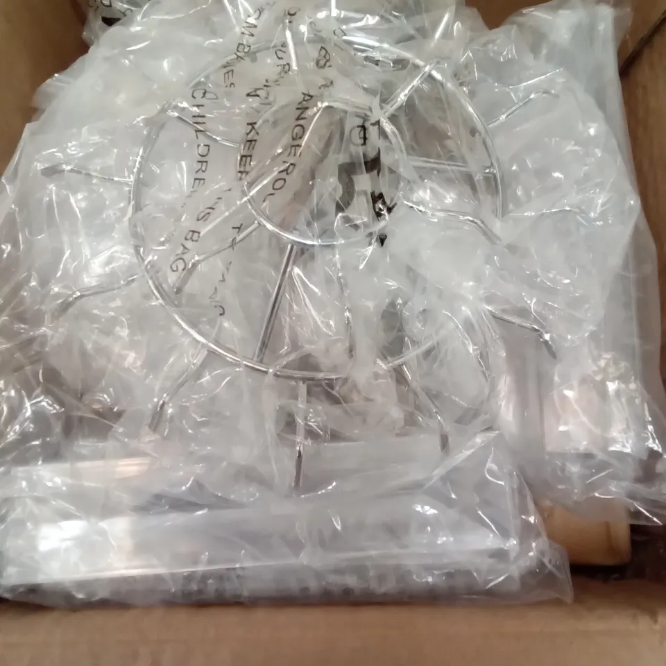 FARGO 2 LIGHT CRYSTAL CHANDELIER 