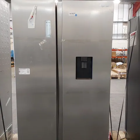 FRIDGEMASTER MS91547DFE NON-PLUMBED TOTAL NO FROST AMERICAN FRIDGE FREEZER SILVER E-RATED - UNPROCESSED RAW RETURN