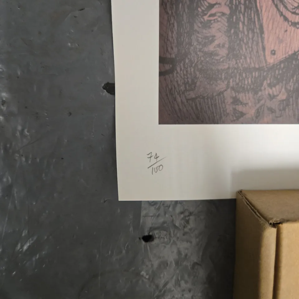 E GOSTRIP/PETE ROCK NEW YORK DAN LISH HIPHOP SERIES LIMITED EDITION ART PRINT (74/100) – FIGURATIVE COMPOSITION