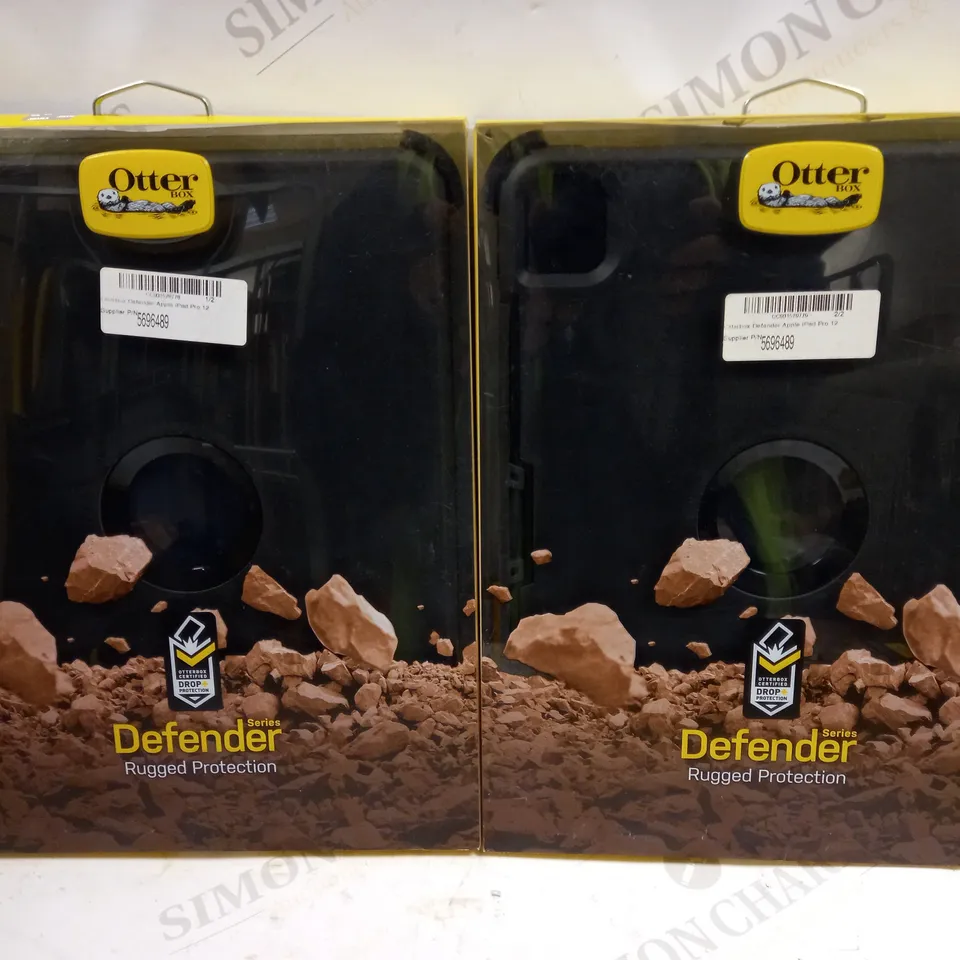 LOT OF APPROXIMATELY 2 OTTER BOX DEFENDER SERIES TABLET CASES FOR IPAD PRO 12