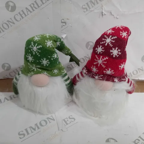 PRE LIT DANGLY LEG GNOMES
