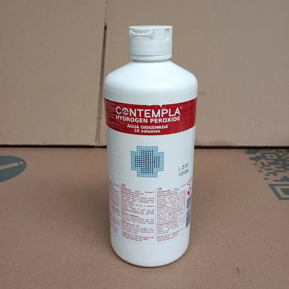 TOTE OF APPROXIMATELY 10 ASSORTED ITEMS INCLUDING RESPI-EX, TEGADERM PAD AND CONTEMPLA HYDROGEN PEROXIDE