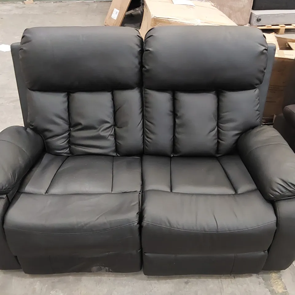 DESIGNER 2-SEATER MANUAL RECLINING SOFA 