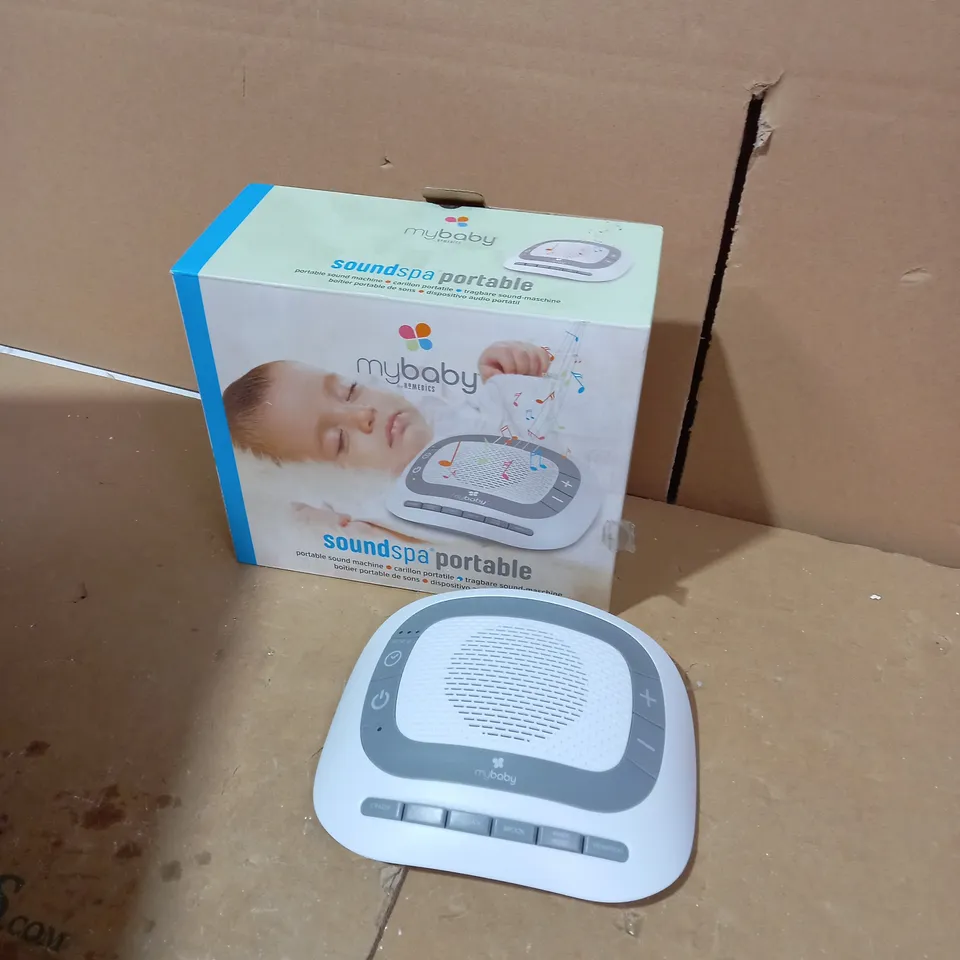 BOXED HOMEDICS MY BABY SOUNDSPA PORTABLE