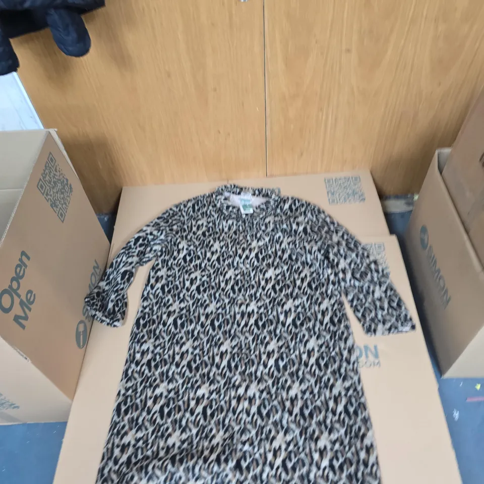 LA MAREY LEOPARD PRINT COAT – UK 16 (XL)