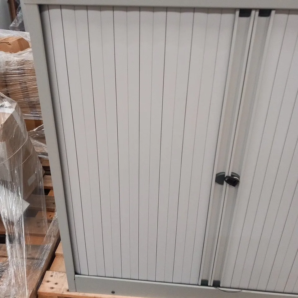BISLEY LOCKER WITH SLIDING DOORS GREY 1000 X 1000MM