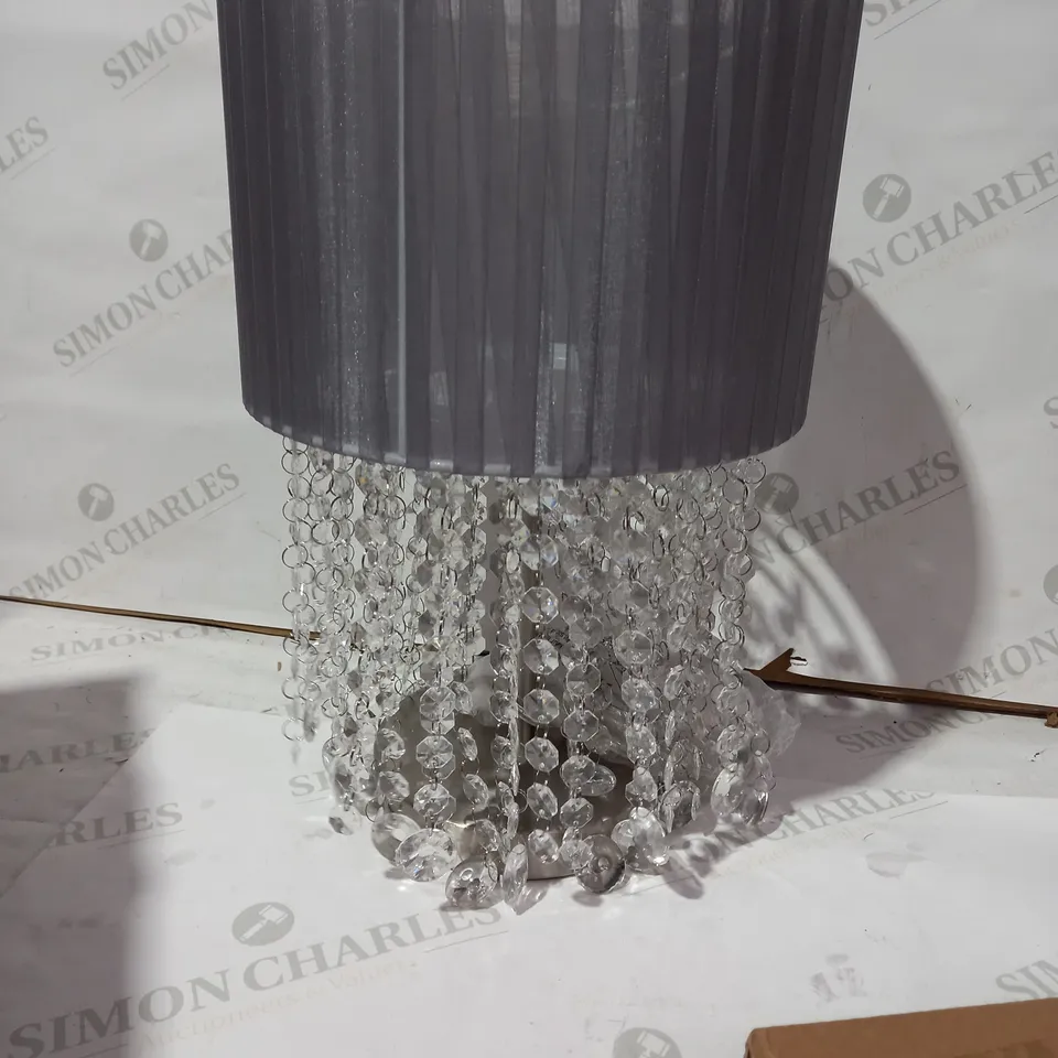 ARABELLA TABLE LAMP GREY RRP £35