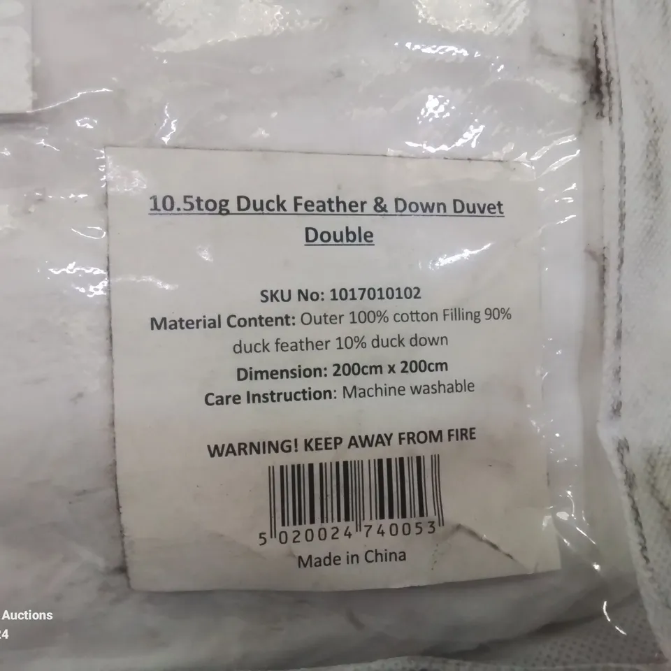 BAGGED QUALITY GOOLSBY THROW/BLANKET DOUBLE DUVET