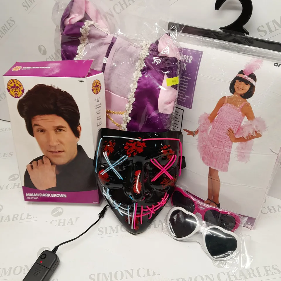 NINE ASSORTED FANCY DRESS PRODUCTS TO INCLUDE; 