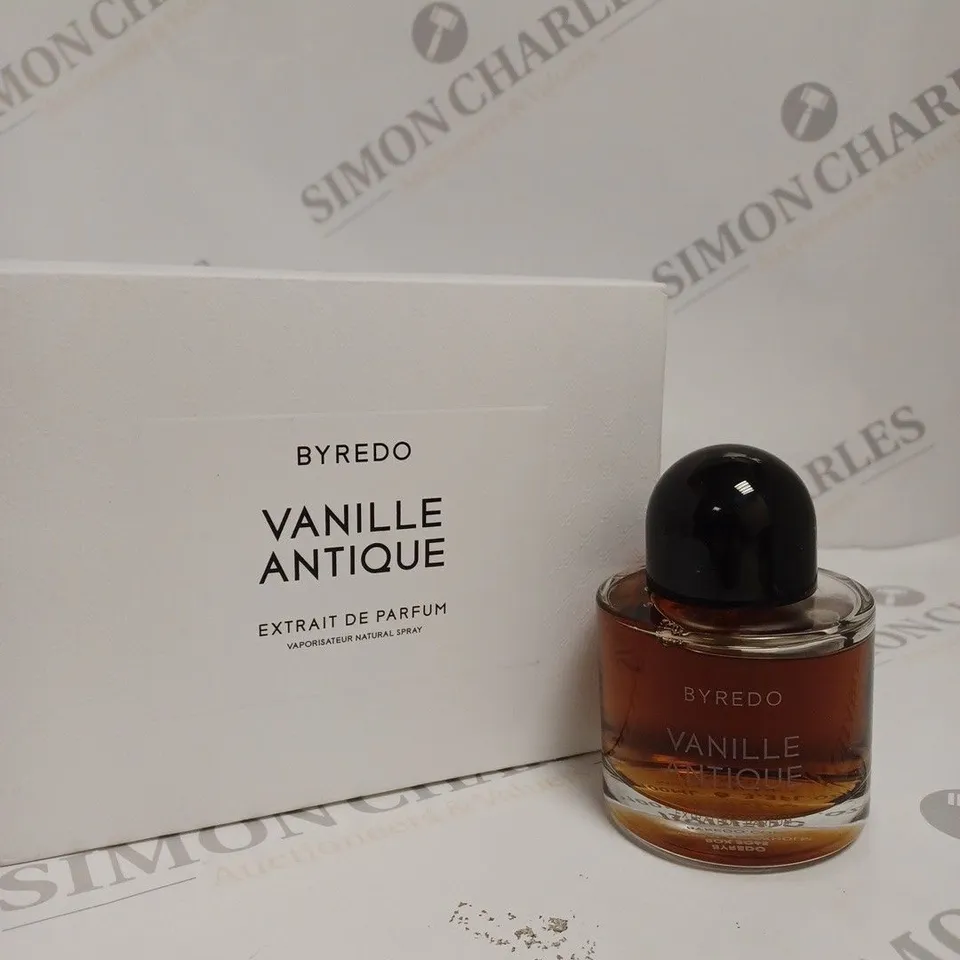 BOXED BYREDO VANILLE ANTIQUE EXTRAIT DE PARFUM NATURAL SPRAY 