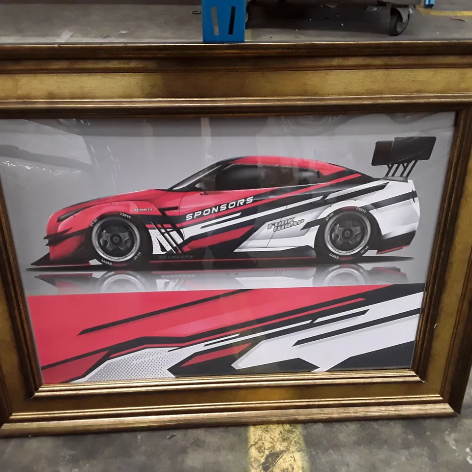 SUPER CAR RACER - SINGLE PICTURE FRAME