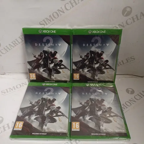 4 X SEALED DESTINY 2 VIDEO GAMES FOR XBOX ONE