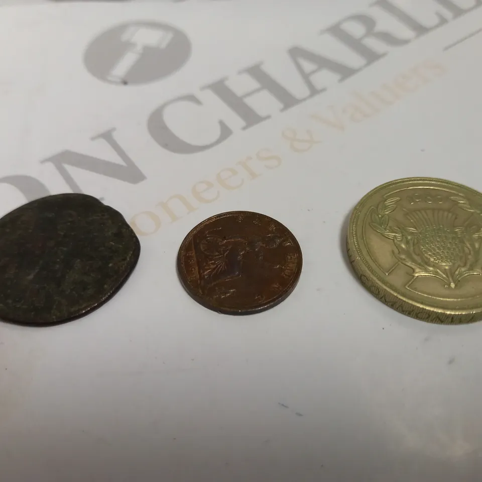 BAG TO CONTAIN APPROX. 7 X HISTORICAL & COLLECTORS COINS. DESIGNS VARY