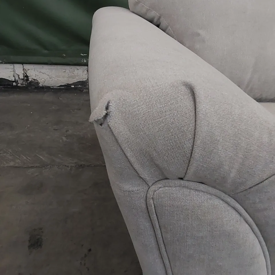 DESIGNER FABRIC UPHOLSTERED ARMCHAIR 