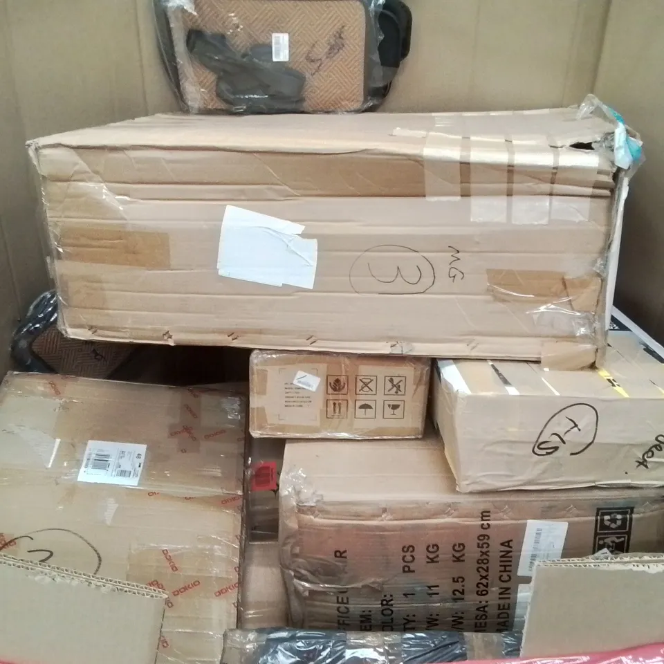 PALLET CONTAINING ASSORTED ITEMS INCLUDING: BAIN MARIE, ASC 24" MONITOR, WIFI AIR PURIFIER, WATER DISPENSER, ARTIFICIAL PLANTS ECT