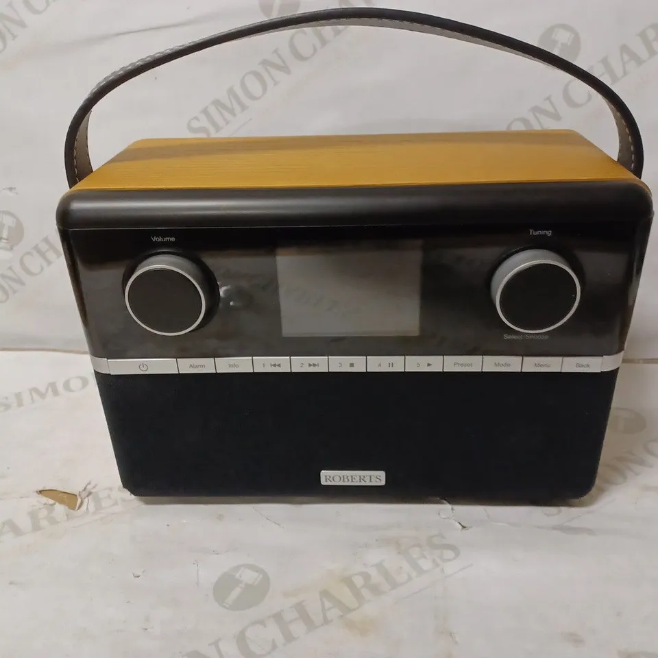 ROBERTS STREAM 94I DAB+/FM/INTERNET SMART RADIO WITH BLUETOOTH, BLACK/NATURAL WOOD