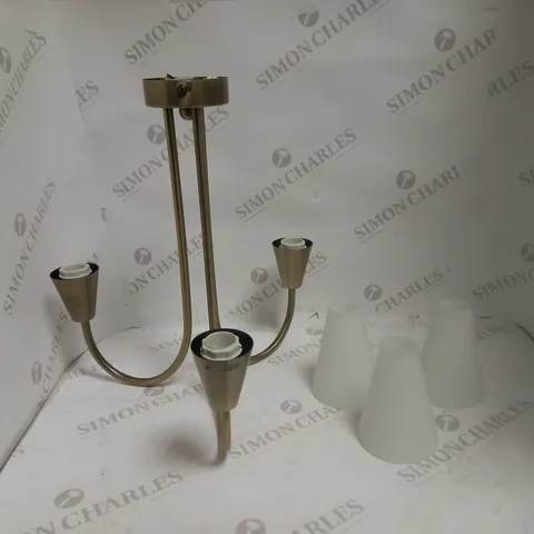 LULU 3 LIGHT SEMI FLUSH CEILING LIGHT