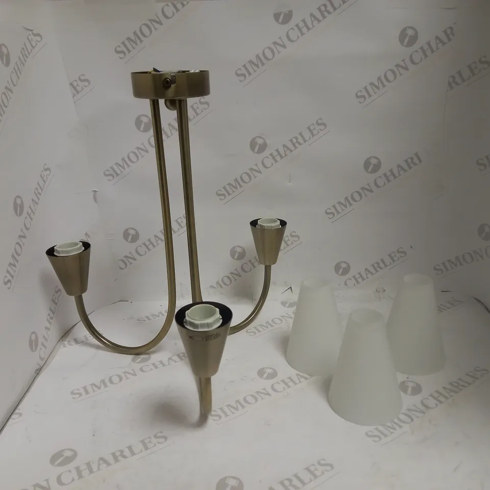 LULU 3 LIGHT SEMI FLUSH CEILING LIGHT