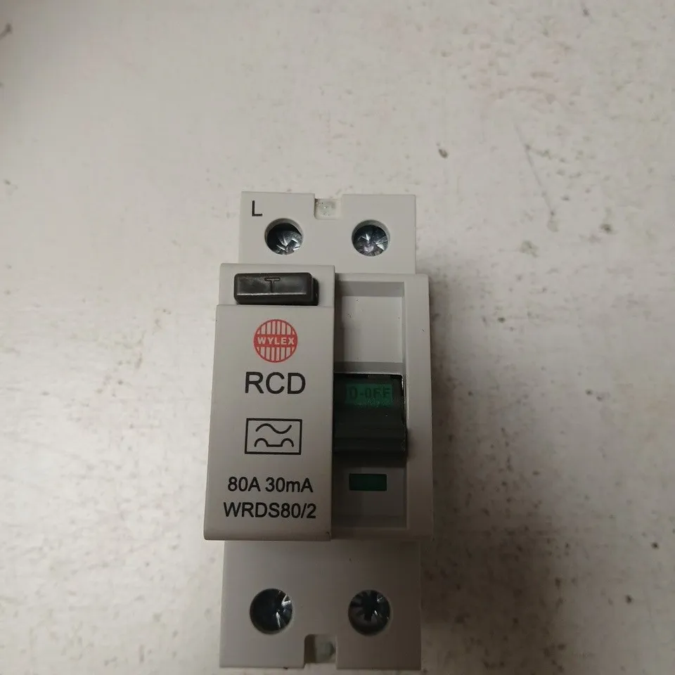 WYLEX RCD RESIDUAL CURRENT DEVICE 230V ~, 80A 30MA (WRDS80/2)