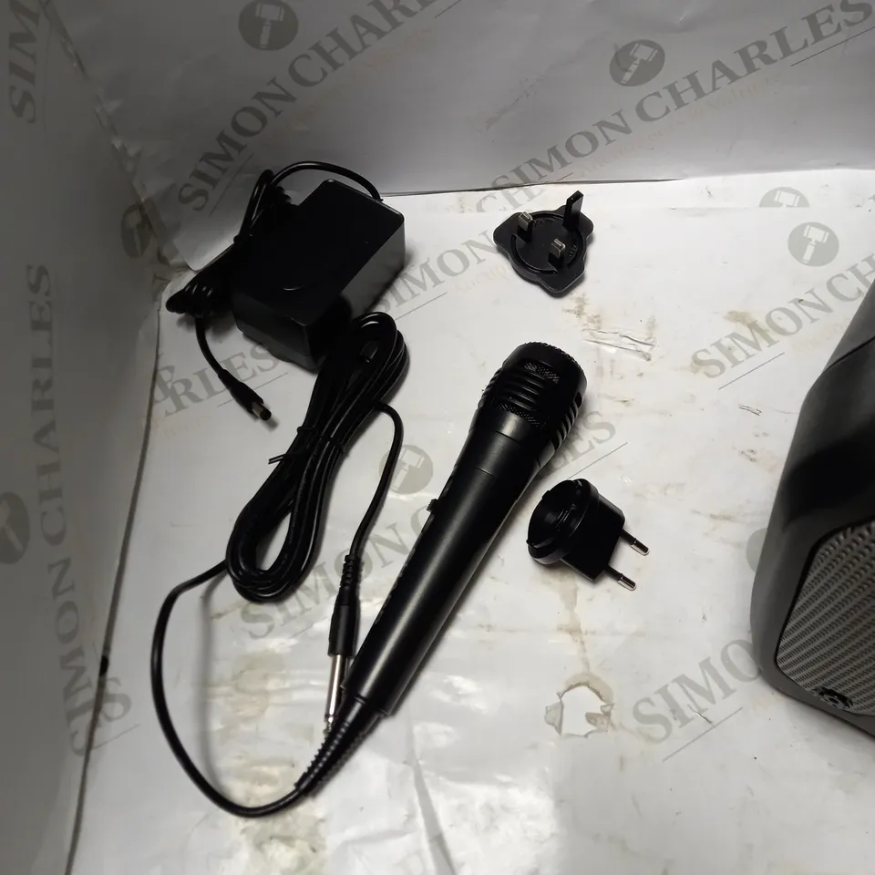 SHARP PARTY SPEAKER SYSTEM WITH MICROPHONE