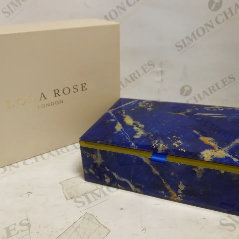 LOLA ROSE RECTANGULAR TREASURE BOX