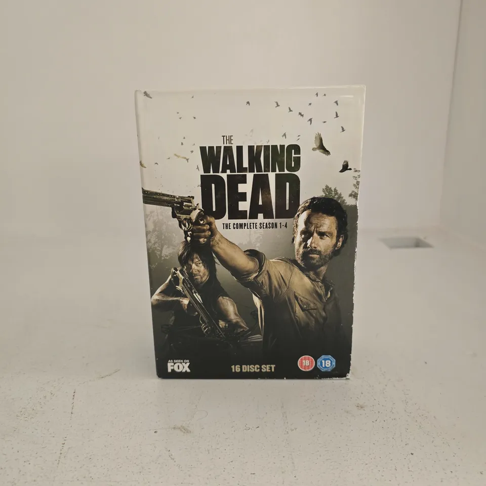 THE WALKING DEAD SEASON 1 - 4 16 DISC DVD BOXSET