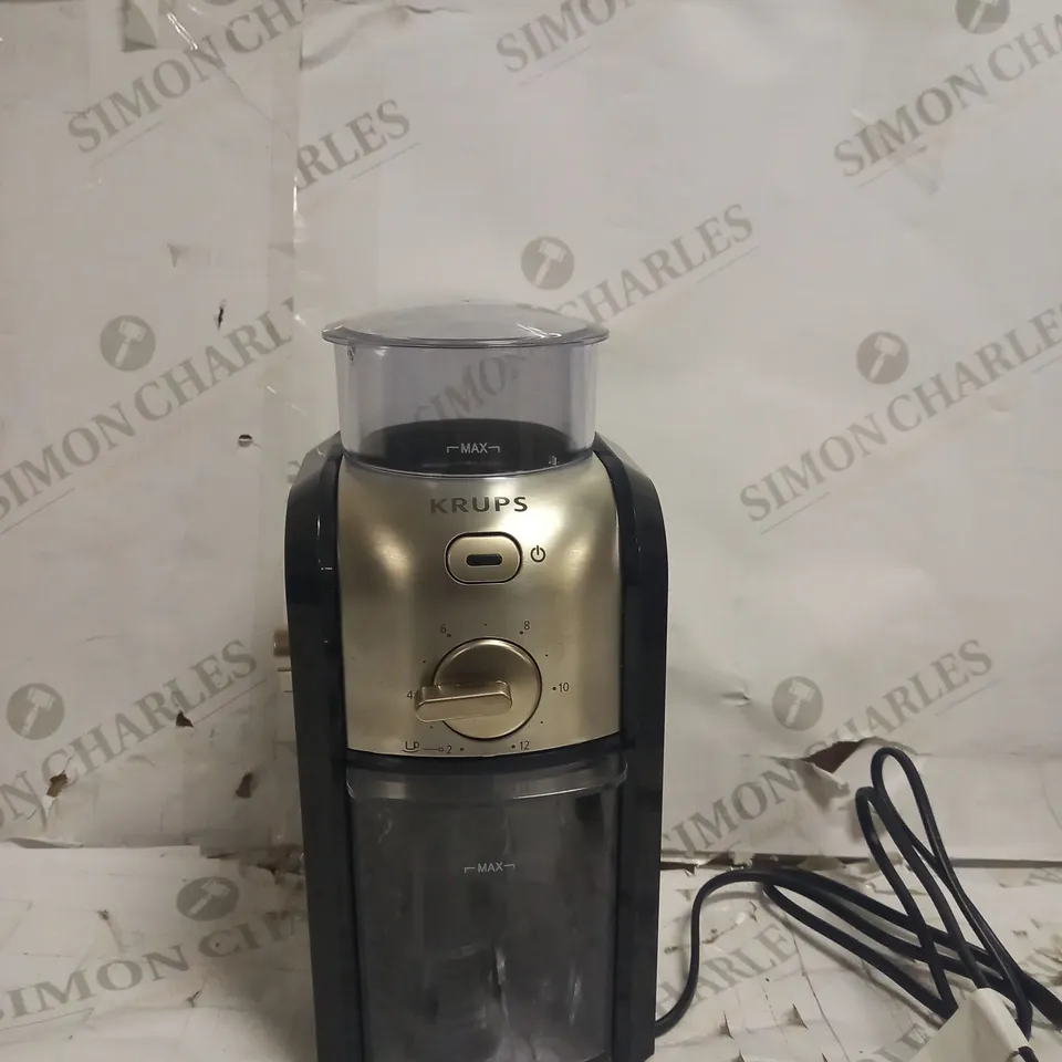 KRUPS EXPERT BURR GRINDER FOR COFFEE BEANS