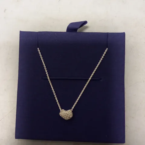 BOXED MONICA VINADER DIAMANTE EFFECT NECKLACE W. SILVER EFFECT CHAIN