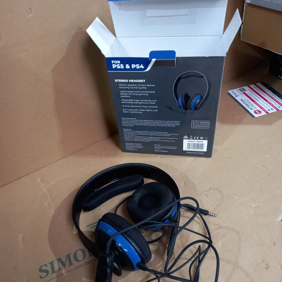 GAMEWARE  GAMING HEADSET 