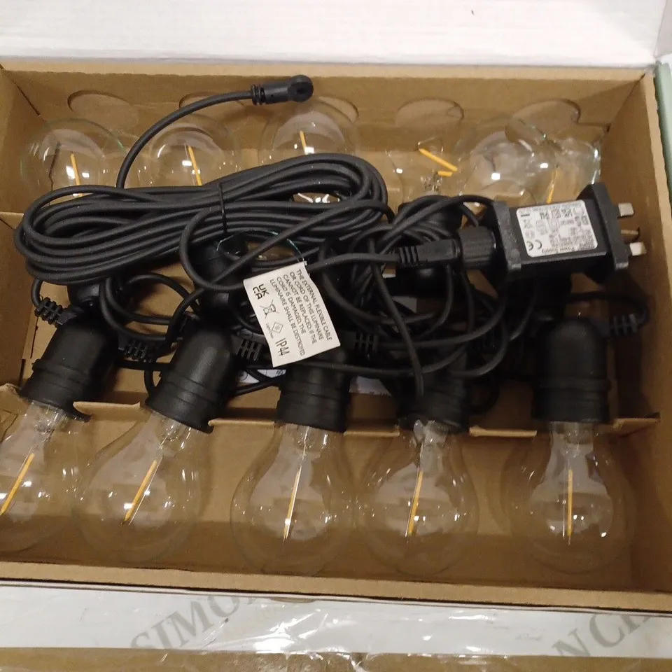 JOHN LEWIS FESTOON 10 LIGHT OUTDOOR LED LINE 