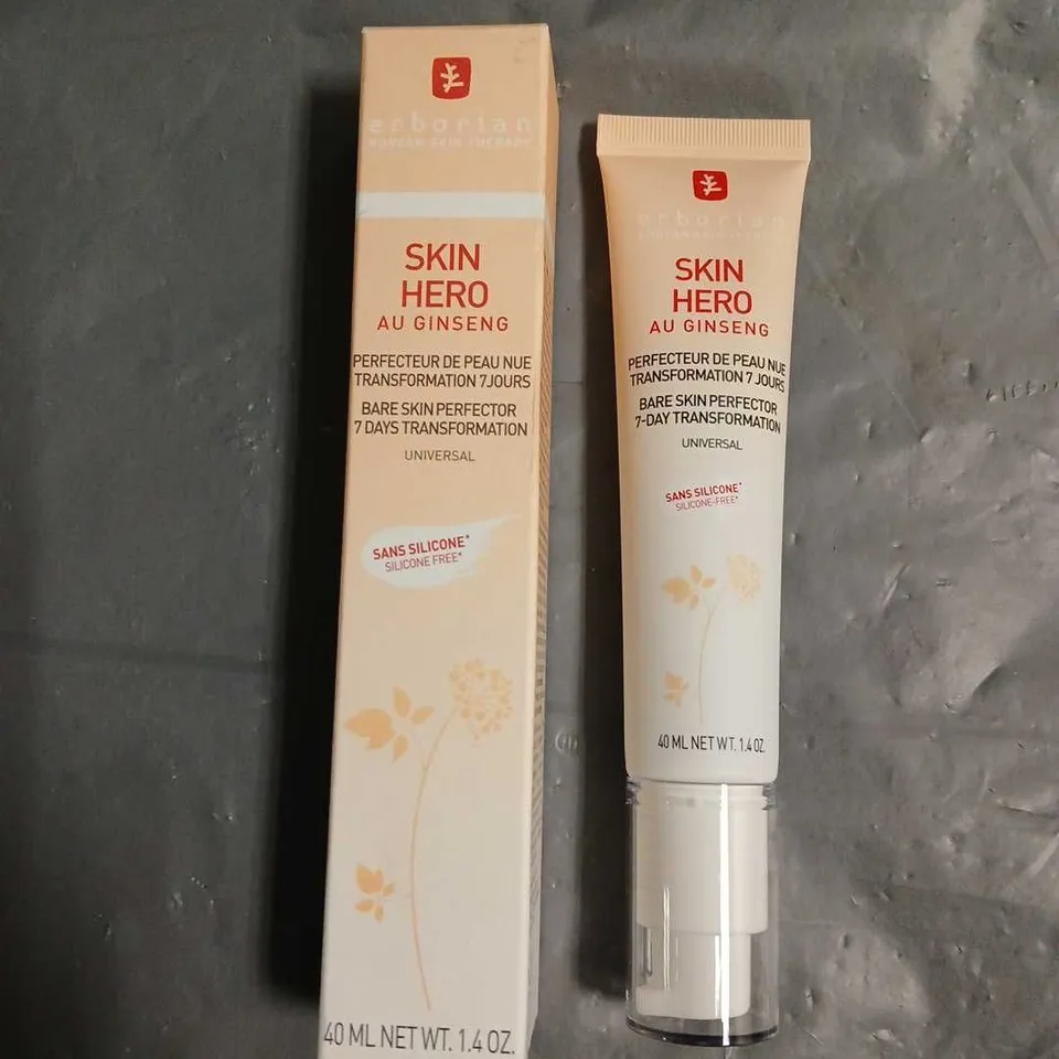 BOXED ERBORIAN SKIN HERO BARE SKIN PERFECTOR 40ML