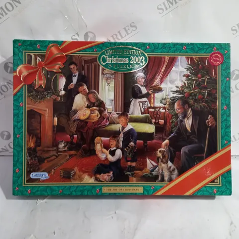 GIBSONS G2003 THE JOY OF CHRISTMAS 1000 PIECE JIGSAW PUZZLE, MANDIE HAYWOOD