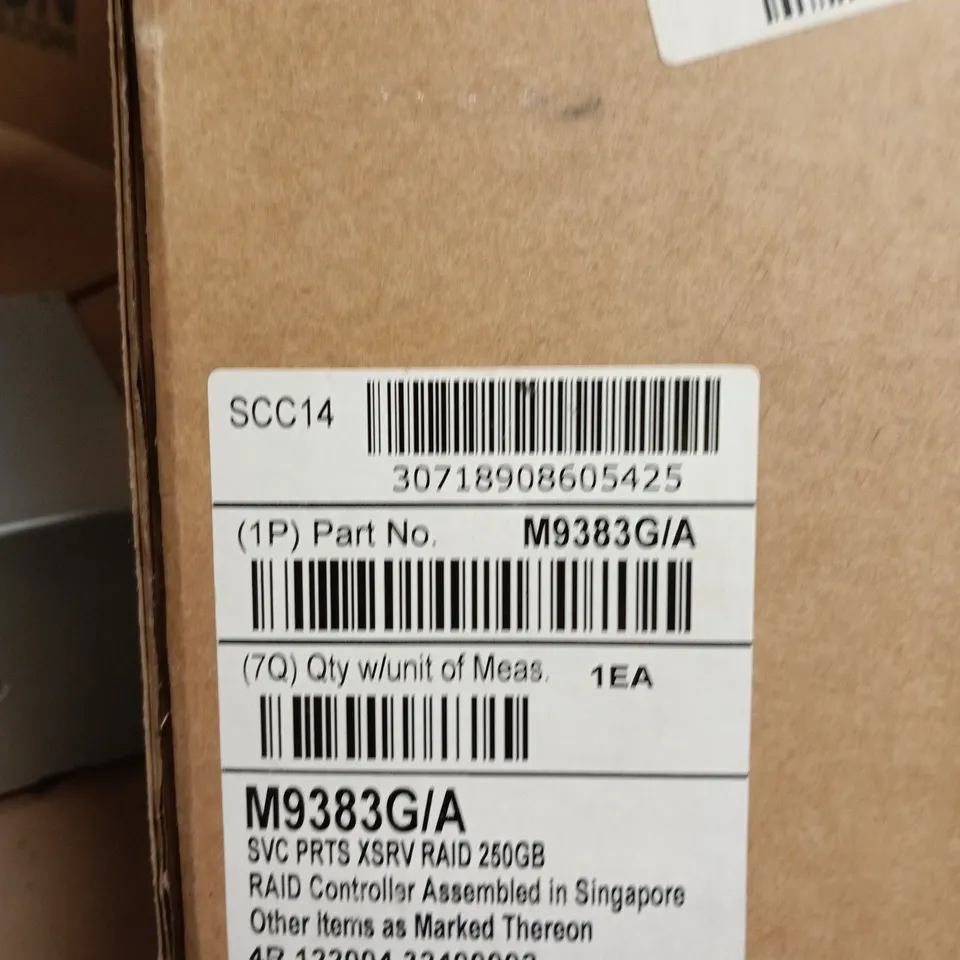 RAID CONTROLLER ASSEMBLY 250GB
