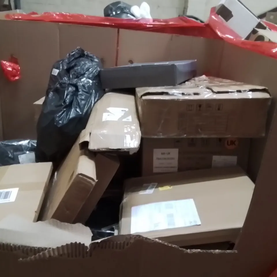 PALLET OF ASSORTED HOUSEHOLD GOODS AND PRODUCTS TO INCLUDE;TELESCOPE,TOILET SEAT,GAMING MAT