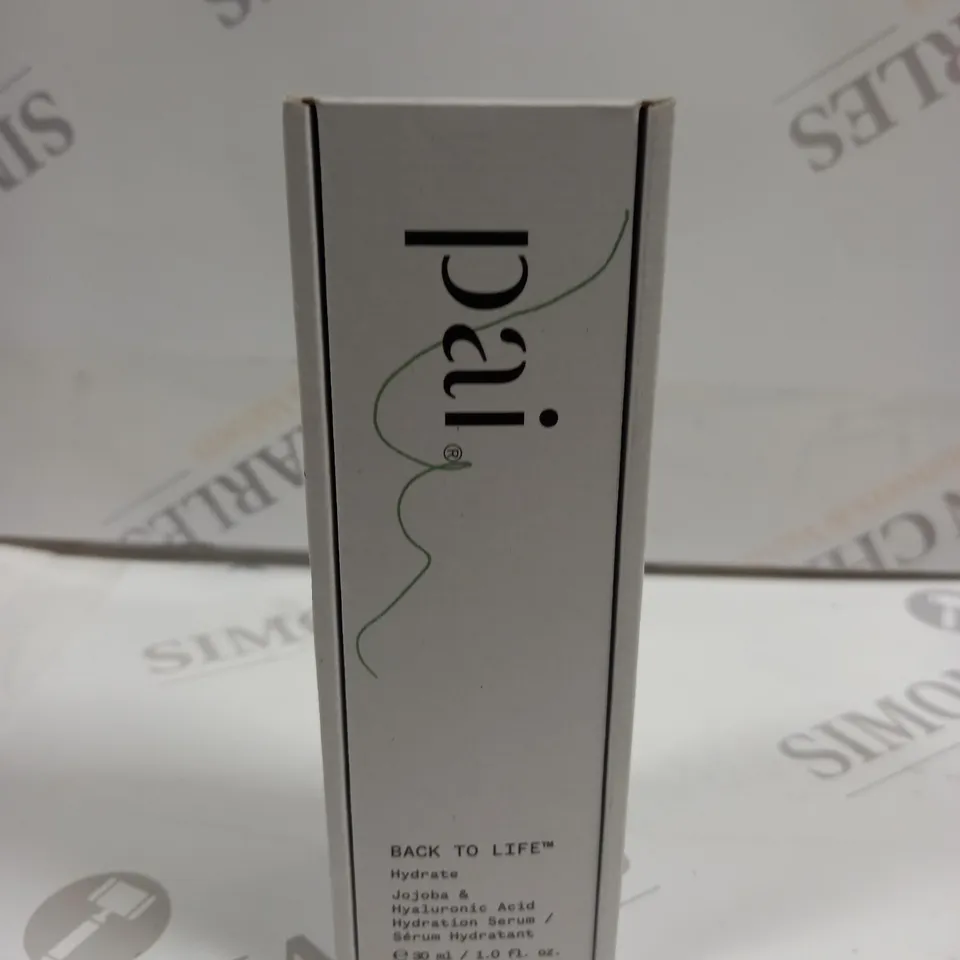 PAI SKINCARE BACK TO LIFE JOJOBA AND HYALURONIC ACID HYDRATION SERUM 30ML