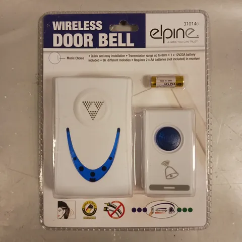 SEALED ELPINE 31014C WIRELESS DOORBELL 