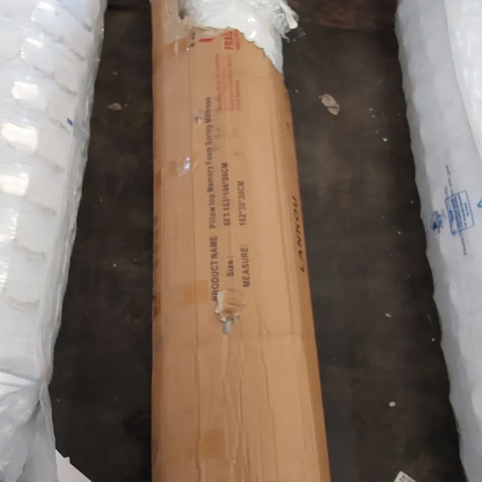 QUALITY BAGGED AND ROLLED CALTHORPE PILLOW TOP POCKET SPRUNG KING SIZE 5' MATTRESS