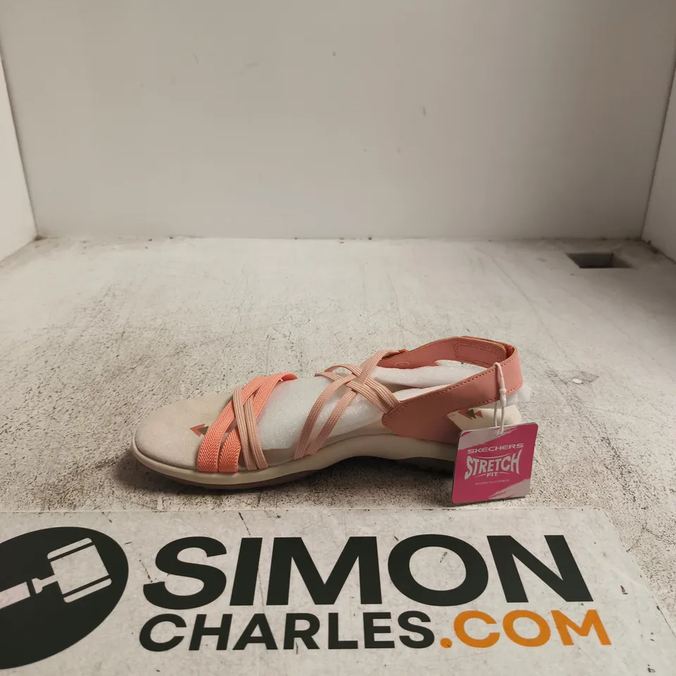 SKECHERS WOMEN'S PINK STRAPPY SANDALS UK 8