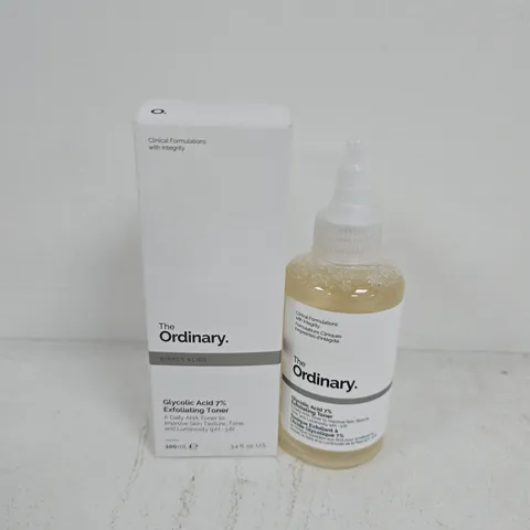 BOXED THE ORDINARY GLYCOLIC ACID 7% EXFOLIATING TONER (100ML)