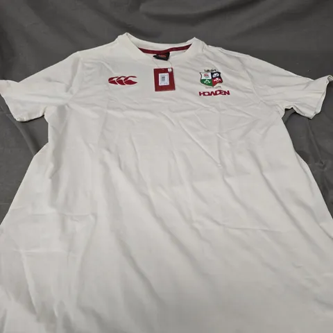 THE BRITISH AND IRISH LIONS COTTON JERSEY SIZE M