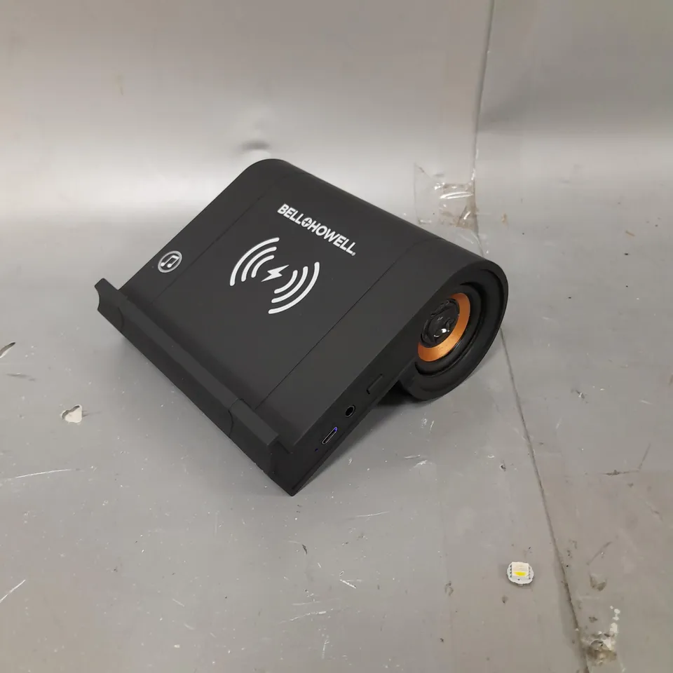 BELL HOWELL 2IN1 SPEAKER AND WIRELESS CHARGER 