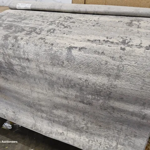 MANZANARES POWER LOOM GREY IVORY RUG - 130 X 180CM