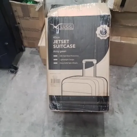 BOXED LUGG - 40CM JETSET SUITCASE ARMY GREEN