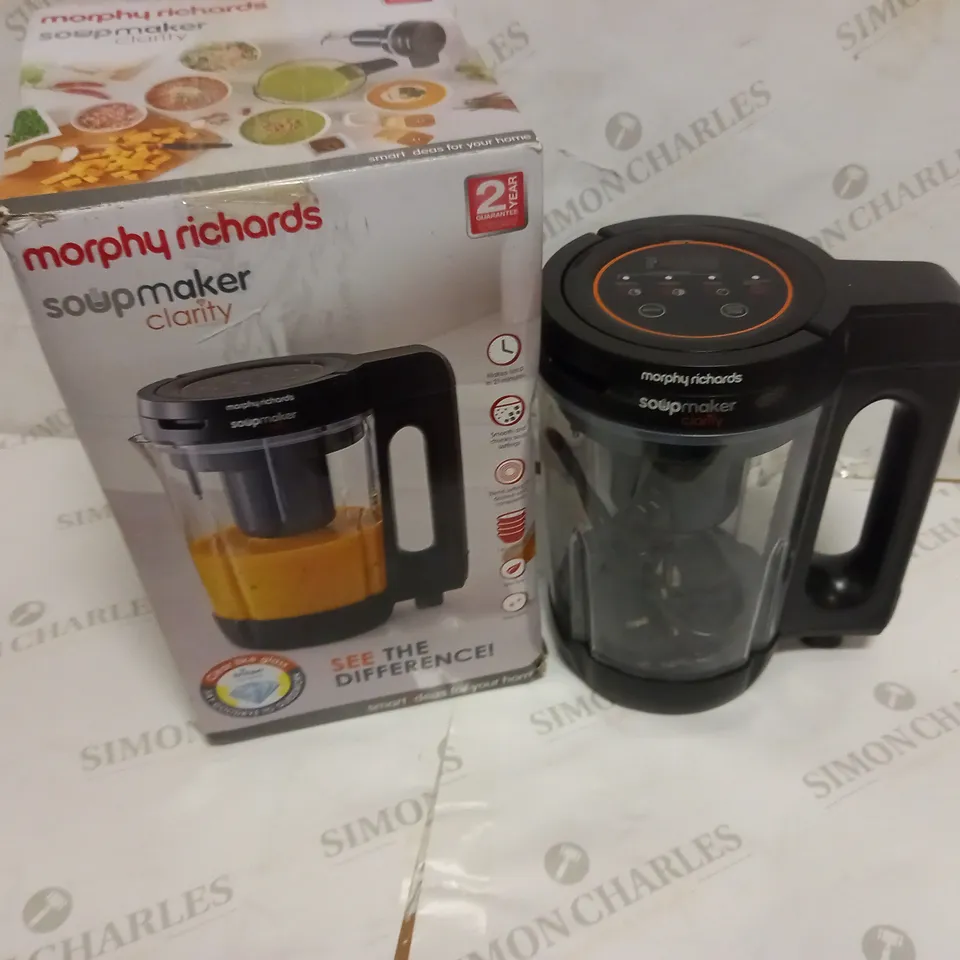 MORPHY RICHARDS CLARITY SOUP MAKER