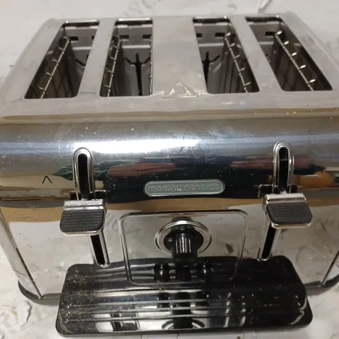 MORPHY RICHARDS 240130 VENTURE 4 SLICE TOASTER BRUSHED STAINLESS STEEL
