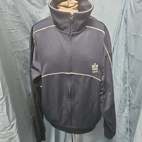PULL&BEAR NAVY ZIP-UP JACKET, MEN'S SIZE M (EU M / USA M / MEX 38) – MADE IN PAKISTAN