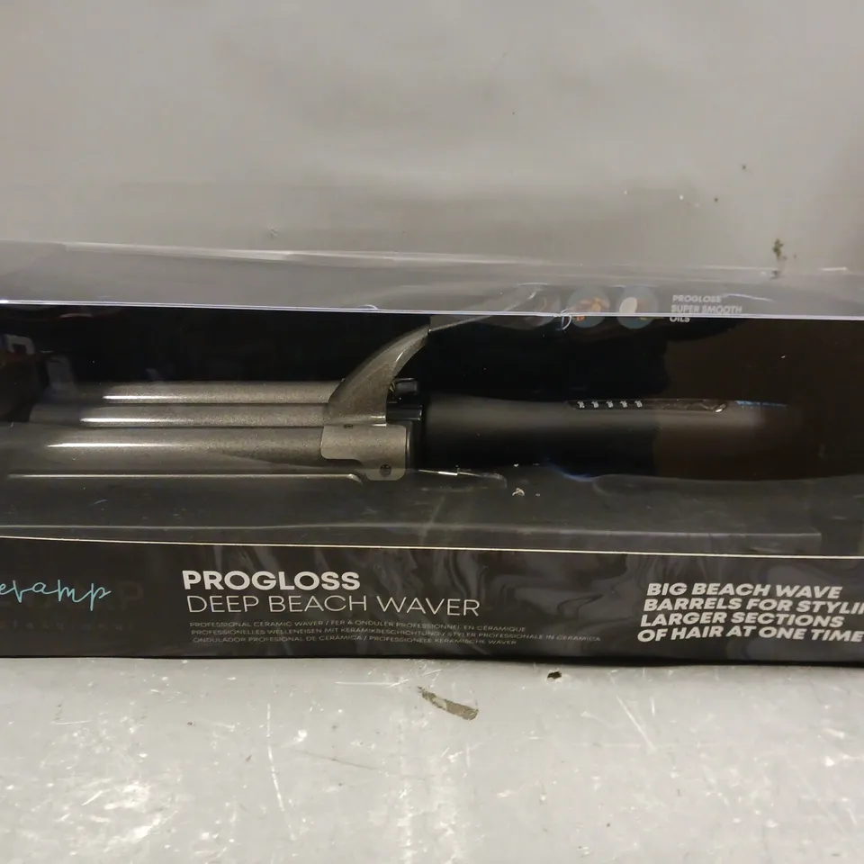 BOXED PROGLOSS DEEP BEACH HAIR WAVER  RRP £59.99