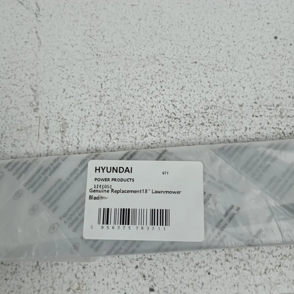 HYUNDAI POWER PRODUCTS 18\" LAWN MOWER BLADE – GENUINE REPLACEMENT