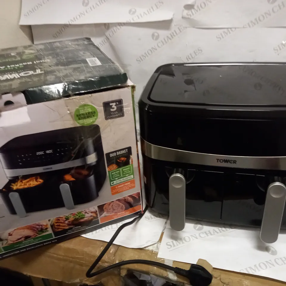 TOWER VORTX DUAL BASKET AIR FRYER